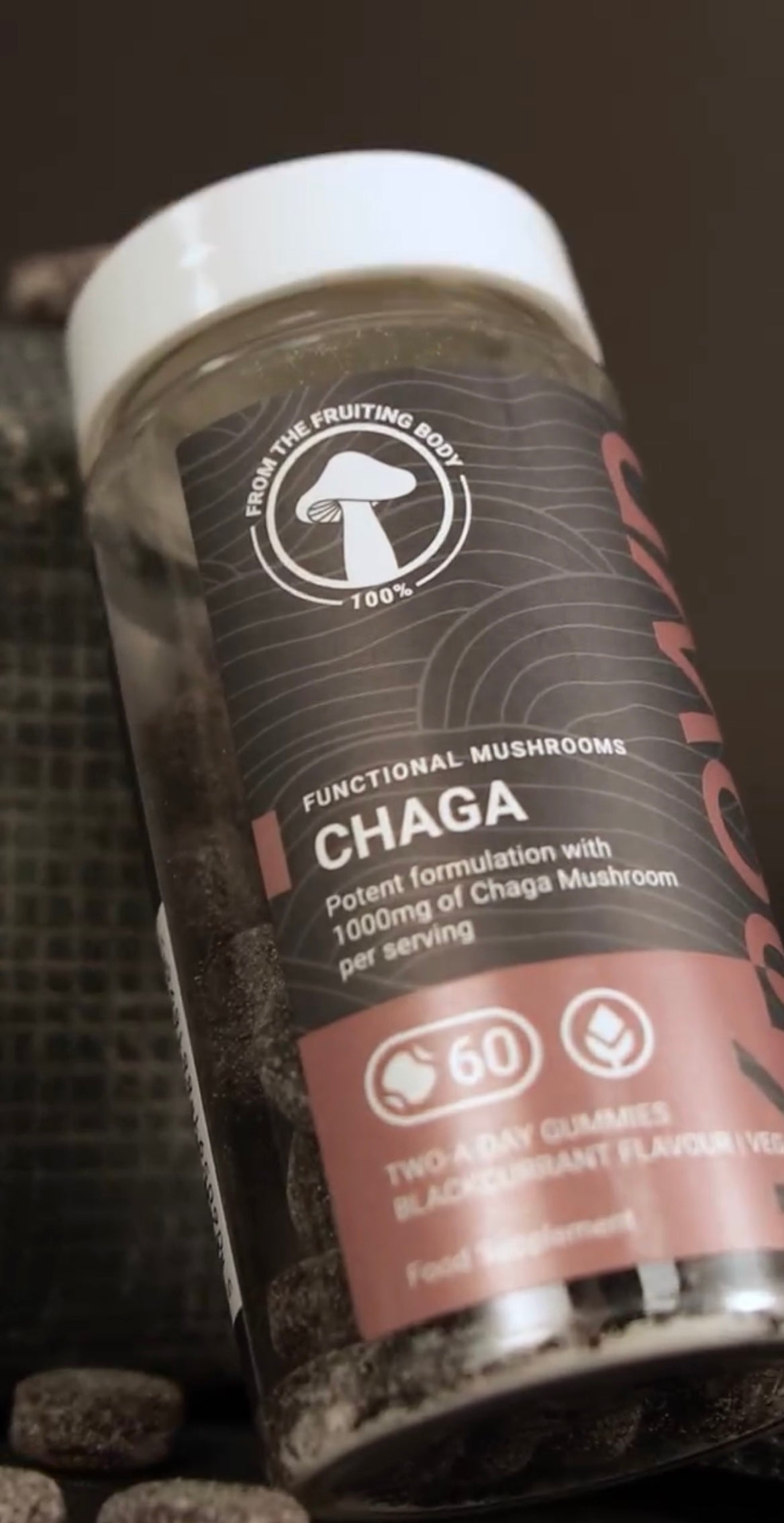 Chaga Gummies - Saveur cassis