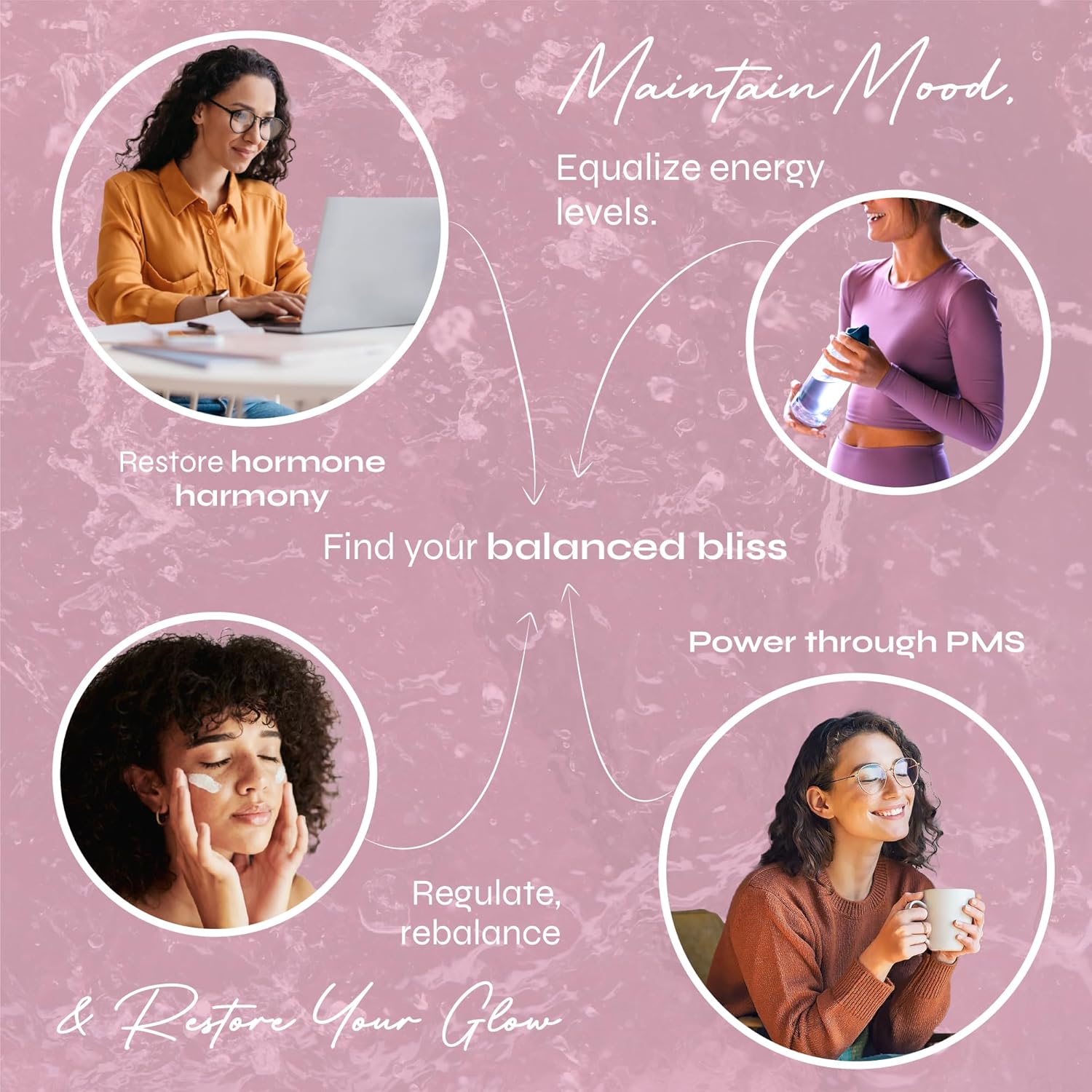 Gummies Known Équilibre Hormonal – Vitamines B6, C – Soutient l'Équilibre Hormonal & l'Énergie – Saveur Citronnade – 60 Gummies Vegan, 1 Mois