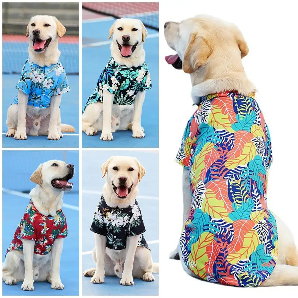 Chemise hawaïenne pour chien